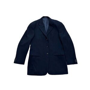 ARMANI COLLEZIONI Mens Navy Blue Blazer Jacket Size 40R